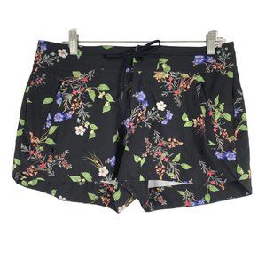 Athleta Printed Hudson Board Shorts Women's Size 6 Floral Multicolored SS-1297